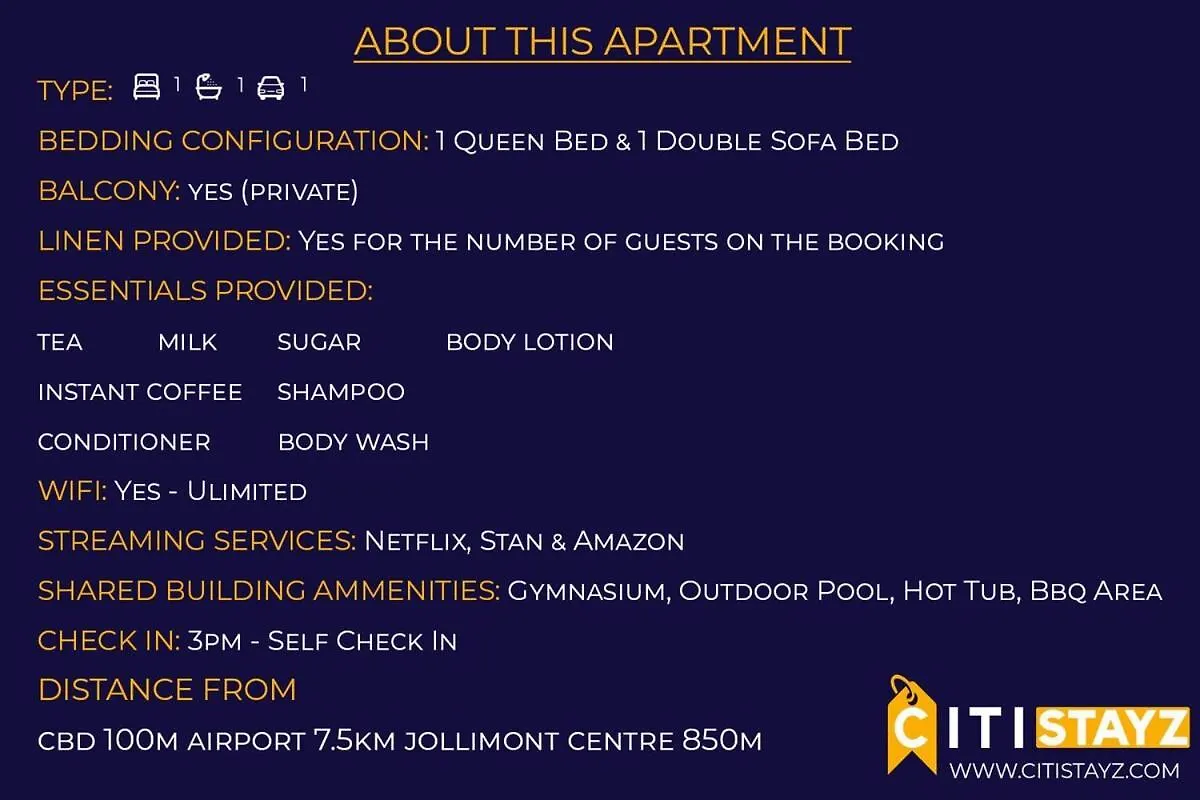 Perfectly Located Modern Apartment - Canberra Cbd Australia